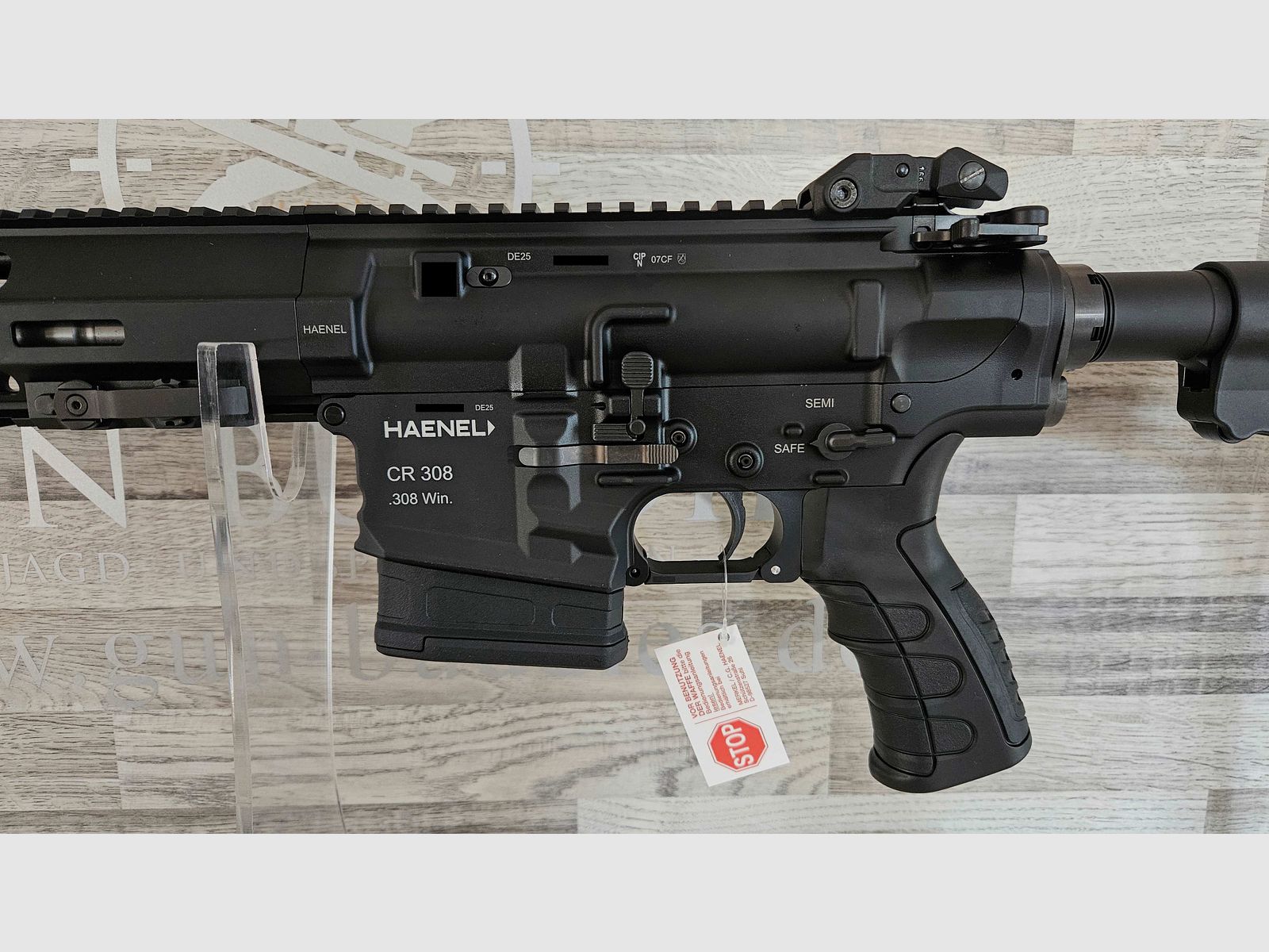 HAENEL CR308 Noir Cal. .308Win - Canon de 20" - Déclenchement direct - Garde-main M-LOK - frais de port inclus - Produit neuf du commerce spécialisé -