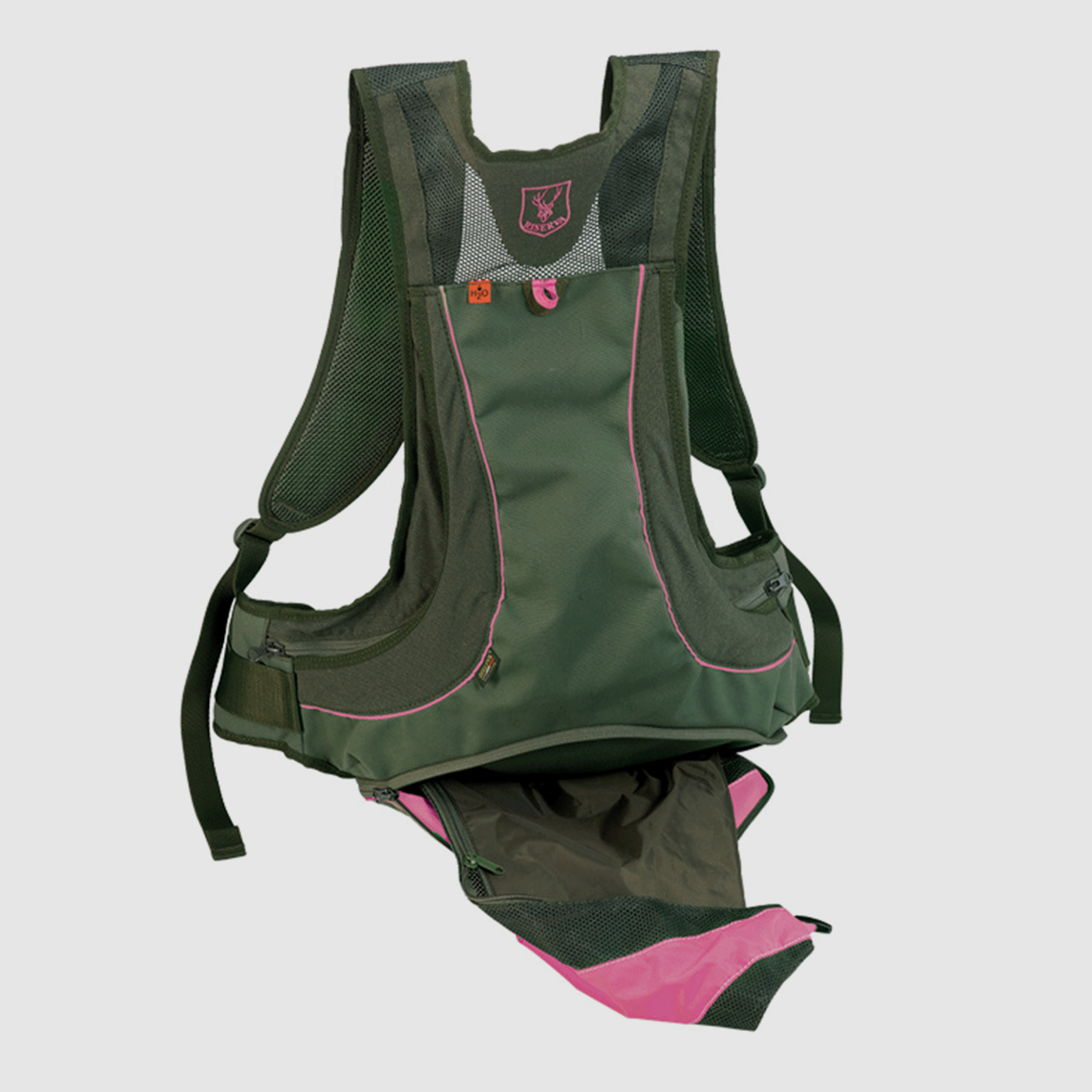 RISERVA – JAGDWESTE GRÜN MAGENTA PROFIL TG. EINHEIT, Bild 3 von 3