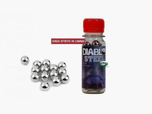 DIABLO STEEL * Stahlgeschosse Kal.50 für Paintballpistolen 50 Stk.