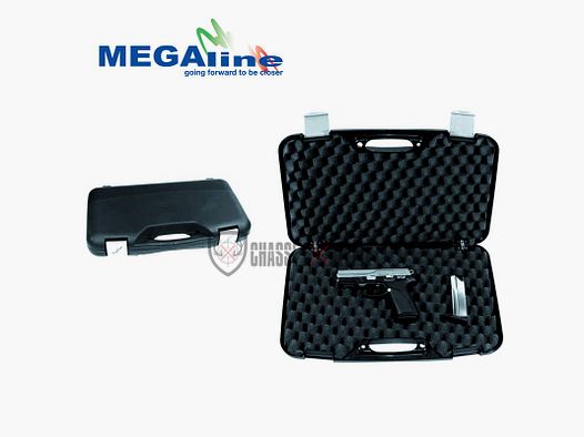 Mallette MEGALINE Pistolet 50x30x8.5cm Noire Clips