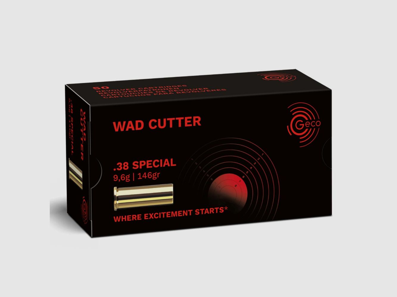 .38 Special GECO 146gr WAD-CUTTER