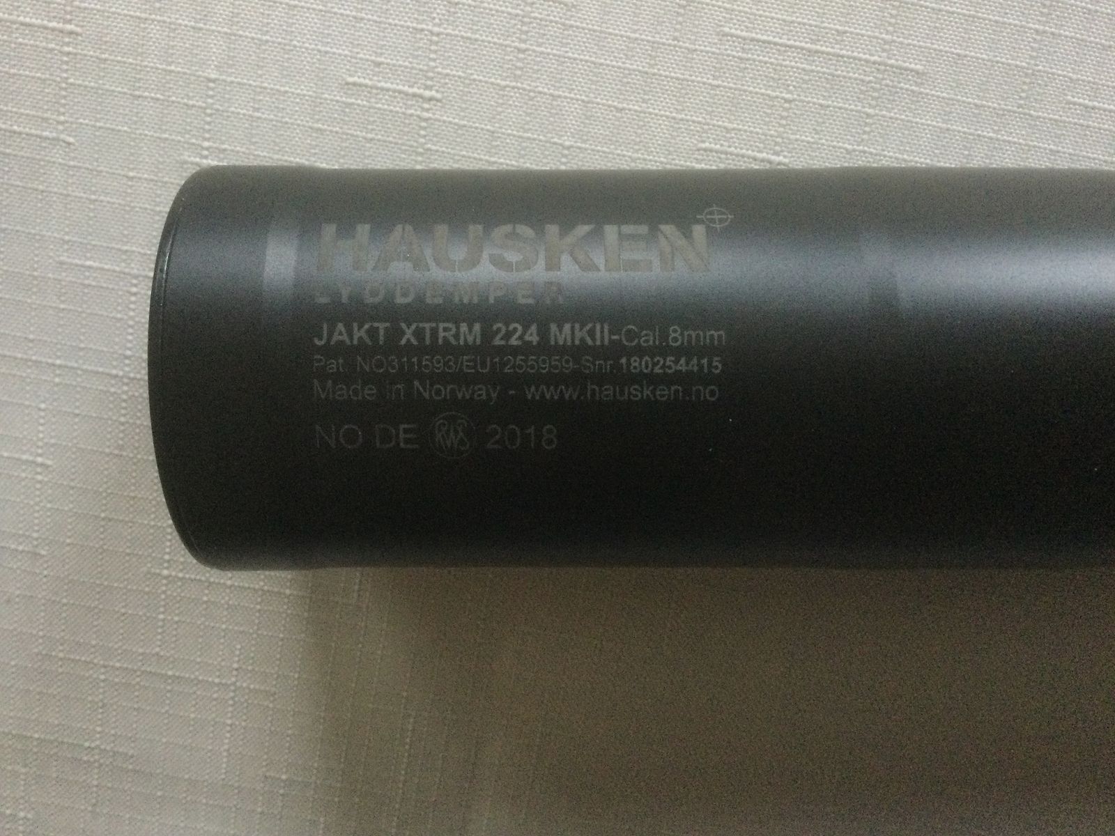 Schalldämpfer Hausken JD 224 MK II 6XTREM cal.8mm