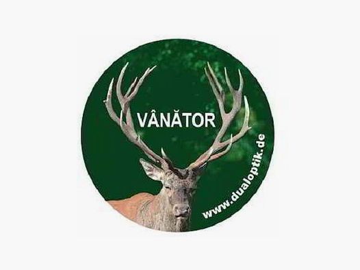 Dualoptik Sticker vânător cerb