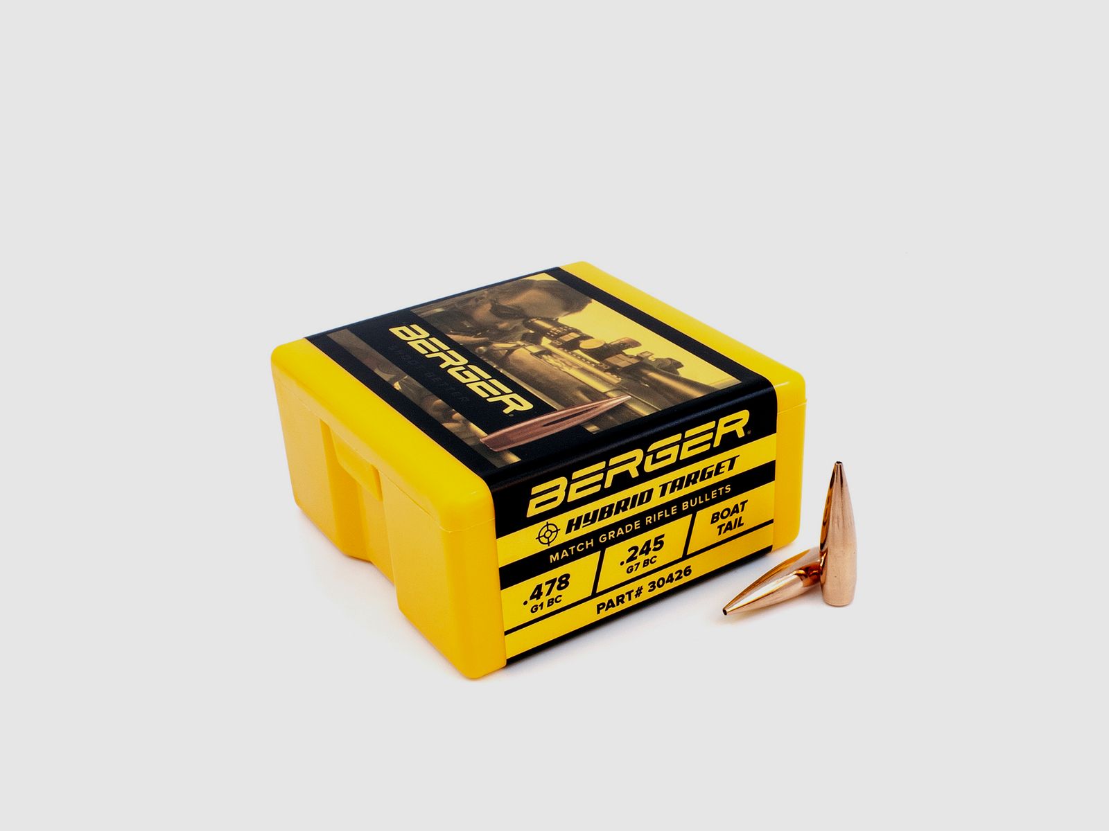 Proiettile Berger .30 Hybrid Target 155GR 500 Pezzi