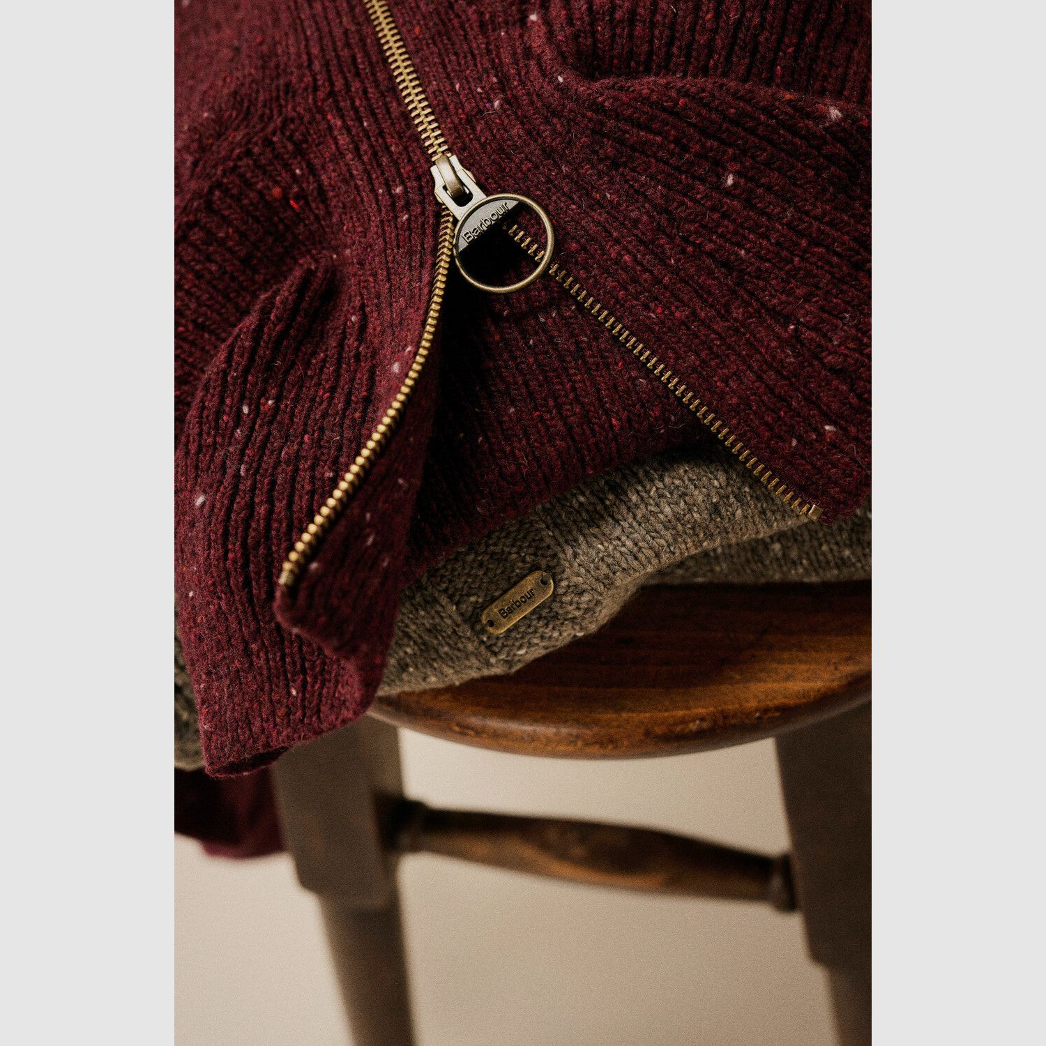 Barbour Pullover Lavensdale rojo HW25