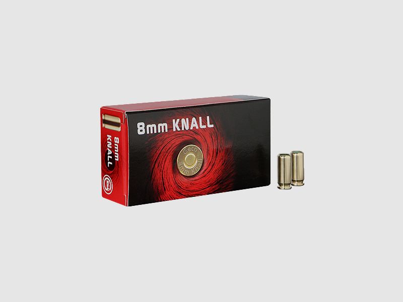 Geco 8 mm blank cartridges, 50 shots