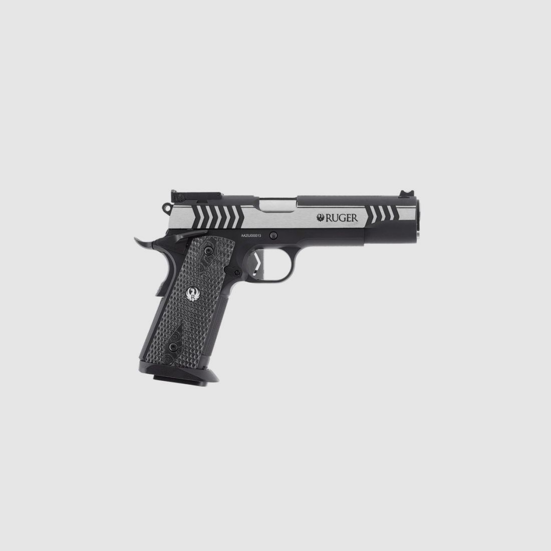 Ruger SR1911 Competition SLV BLK, Cal. 4,5mm; BB Co2; 2 J; 19 colpi, immagine 5 di 20