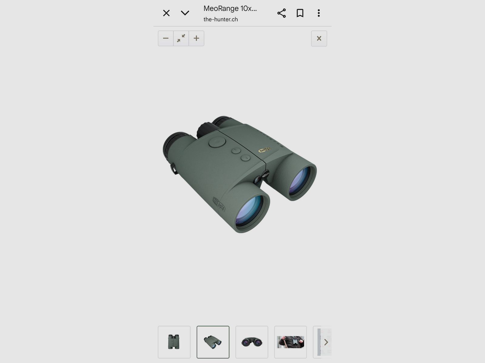 Meopta MeoRange 10x42 HD Basic binoculars with rangefinder