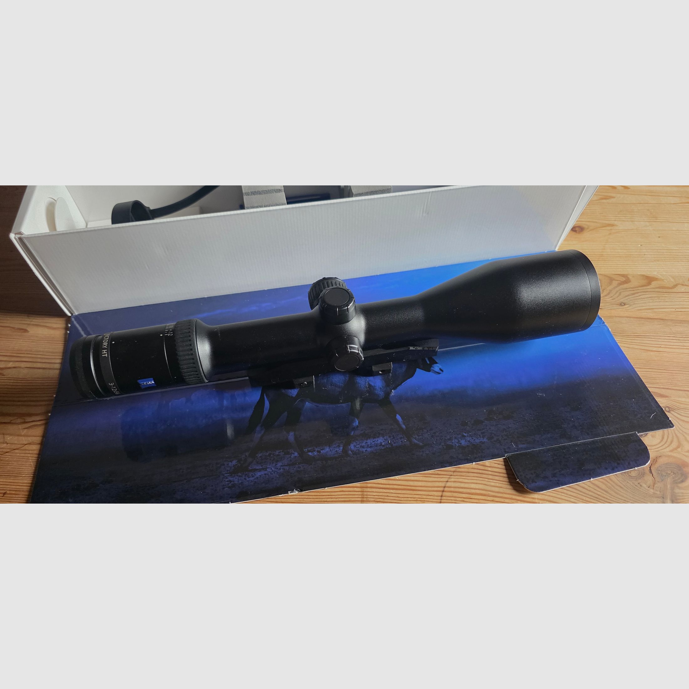 Zeiss Victory HT 3-12x56 con riel Dentler + montaje Picatinny – OVP