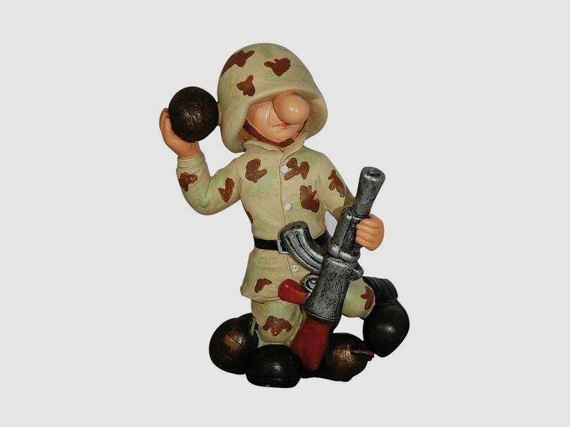 Deko - Soldat AB1 US-Desert-Camo mit MG