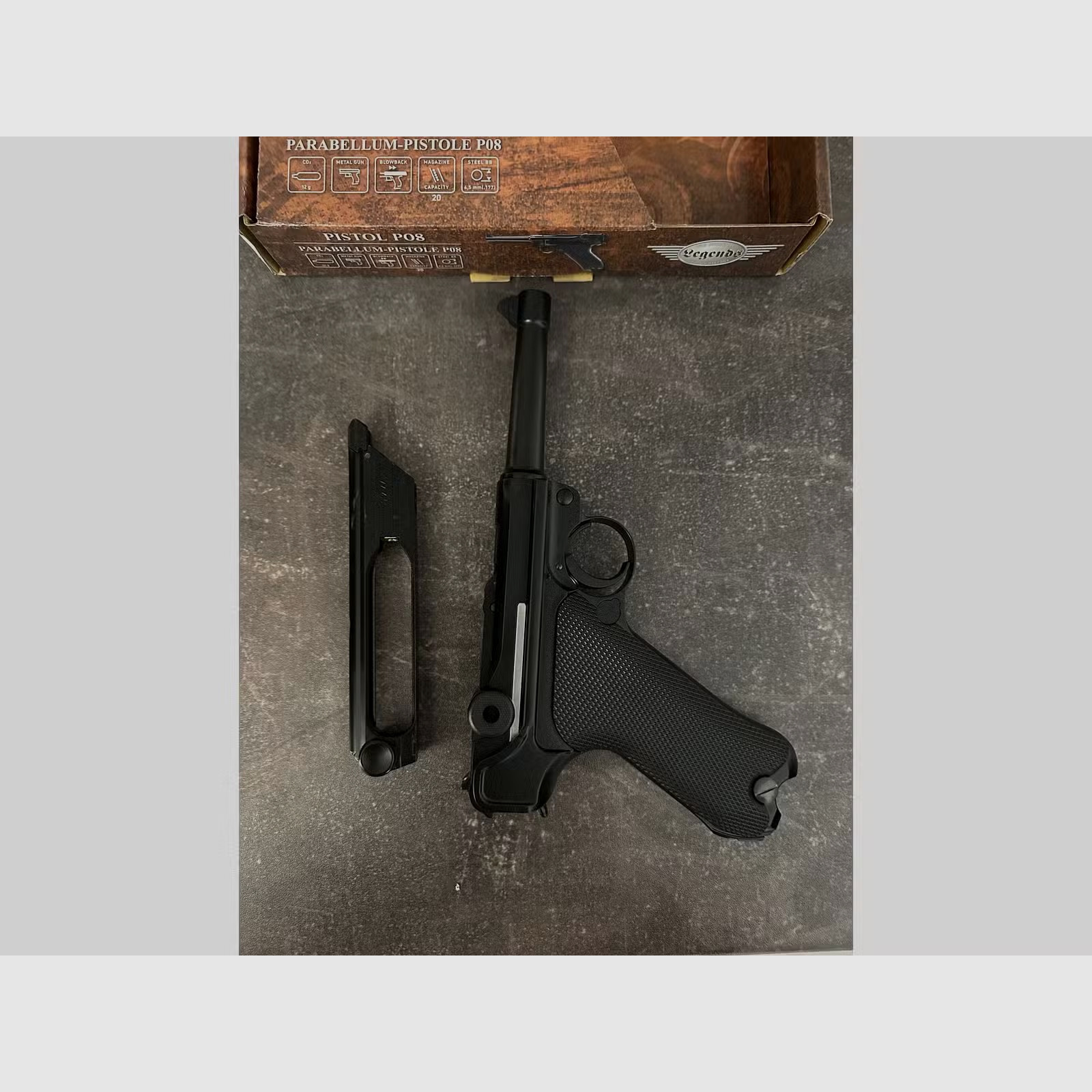 Luger P08 CO2 Blowback