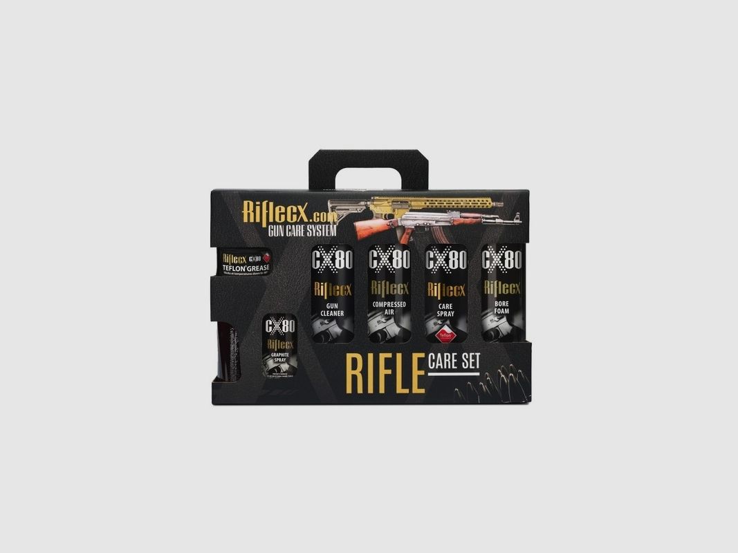 Waffenpflege-Set Riflecx 9 Produkte