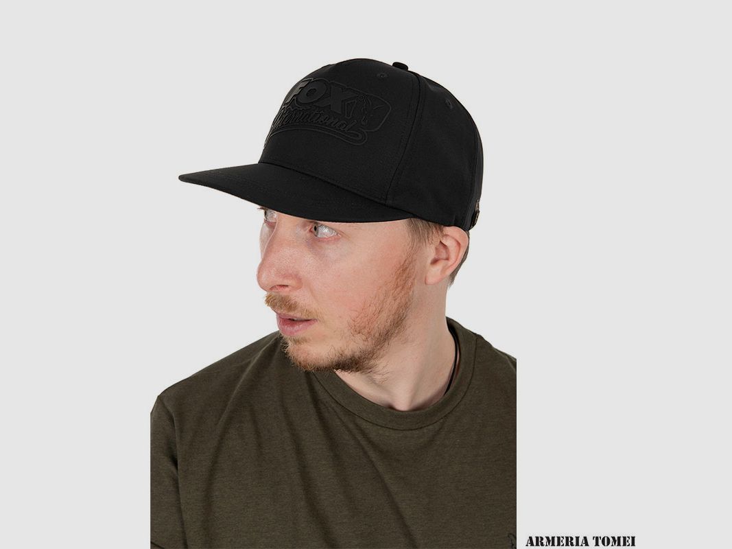 HAT – FOX – BLACK/CAMO FLAT PEAK SNAPBACK CAP, image 1 of 5