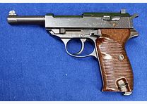 Wehrmachtspistole P38 ac 42 en calibre 9mm Luger, con sello de aceptación WA 359