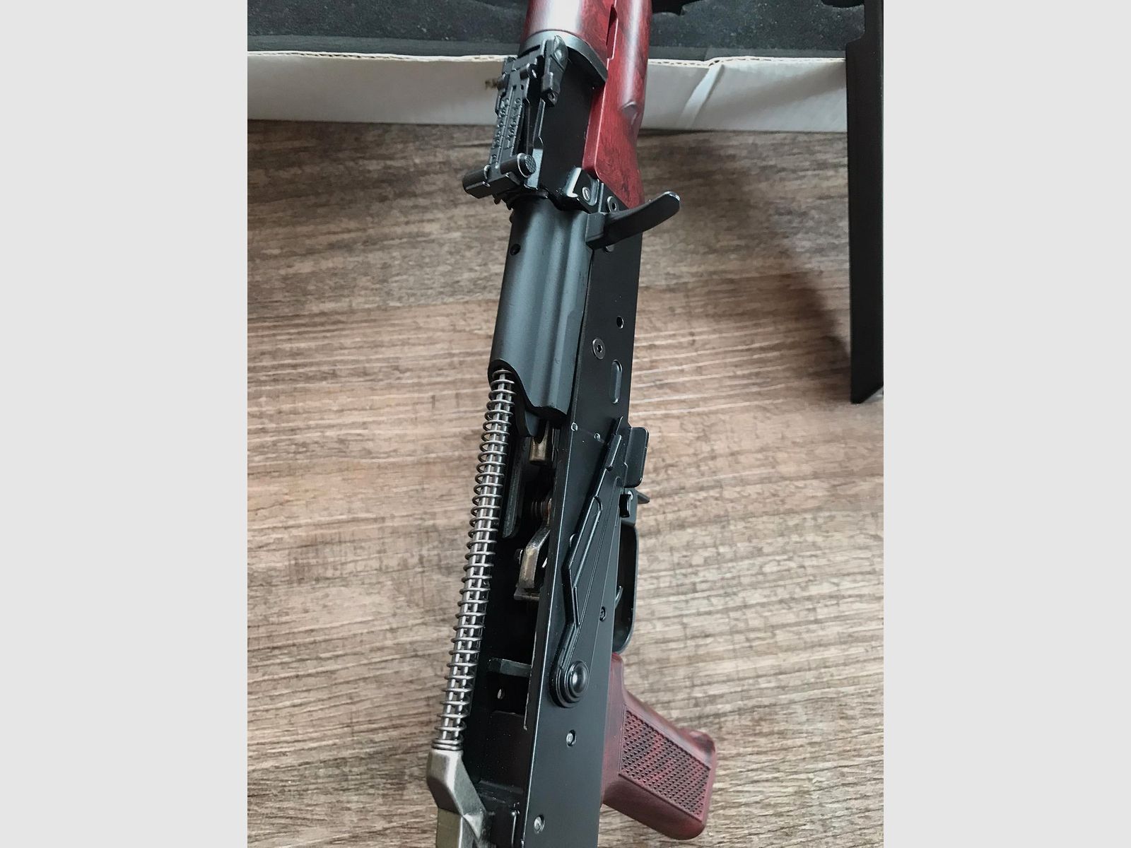Alloy Army AK74/AKM Miniaturmodell Maßstab 1/2.05 Metall voll zerlegbar, Hülsenauswurf