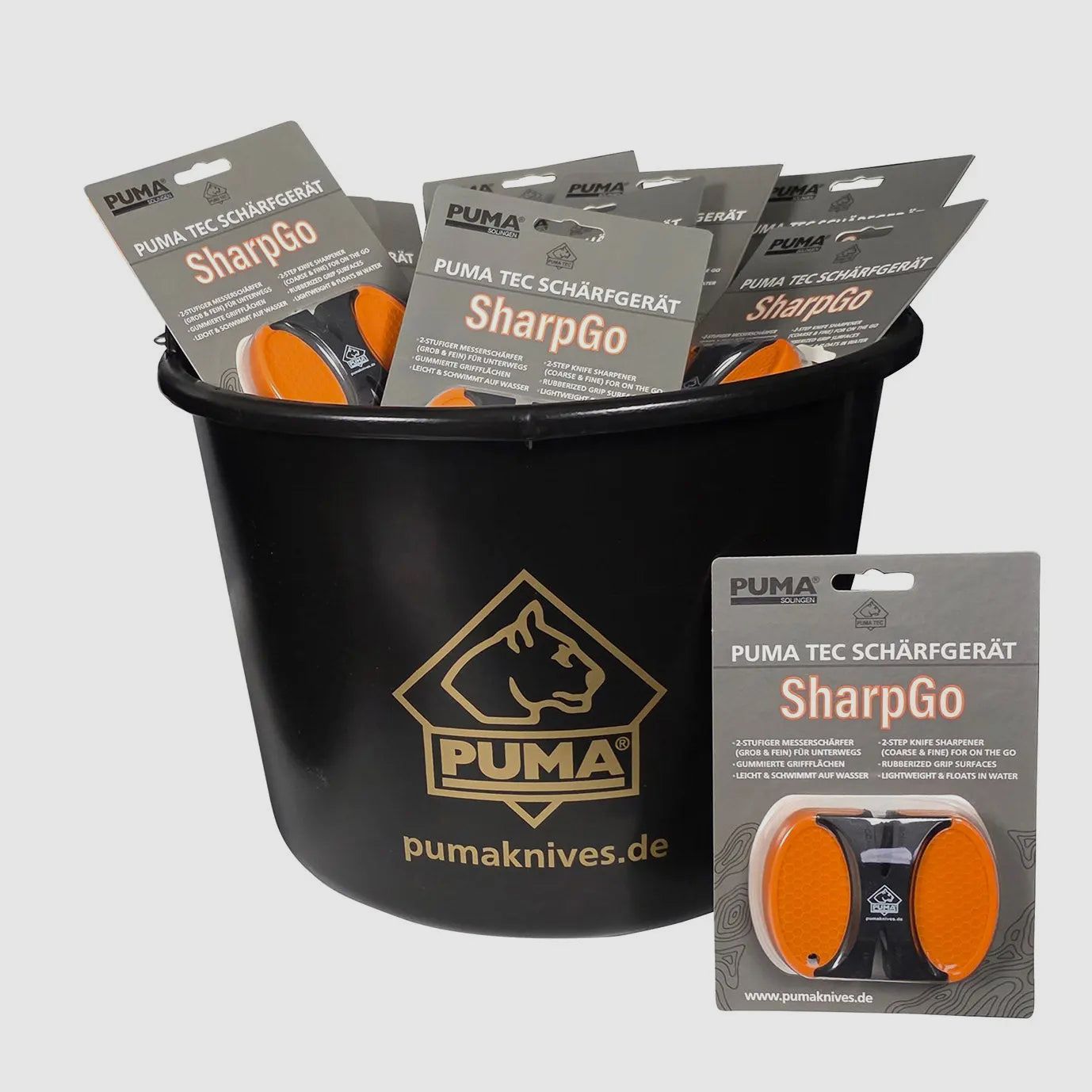 PUMA SET Eimer + 40 Messerschärfer SharpGo