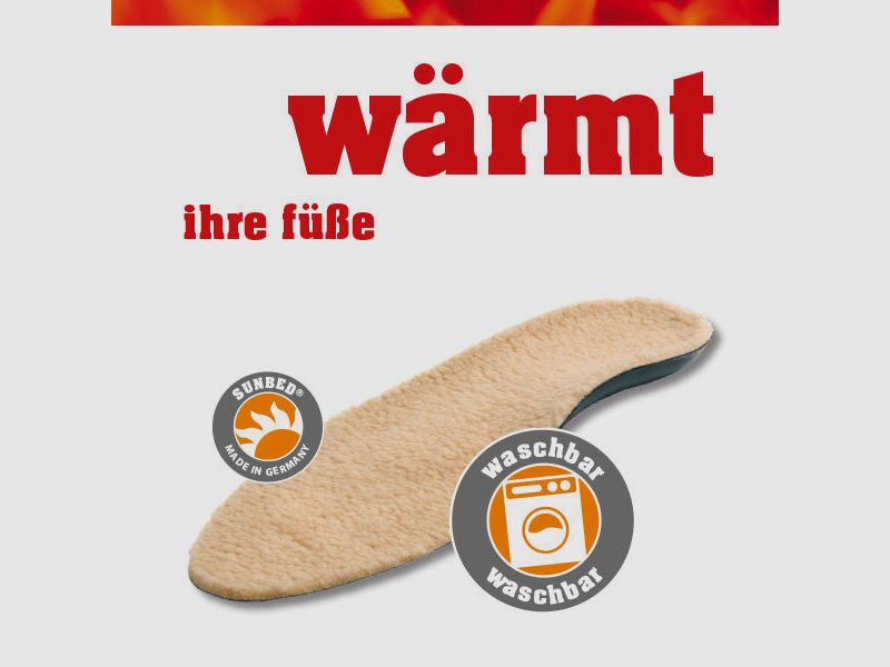 Sunbed Fire Schuheinlagen