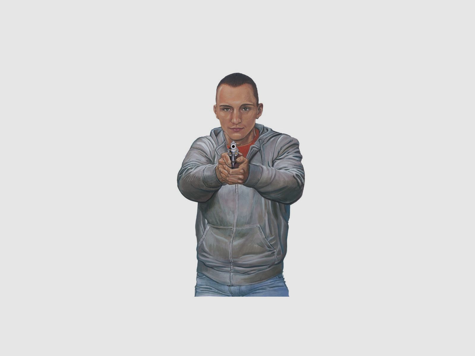 Paper target "Charlie" - 89 x 64