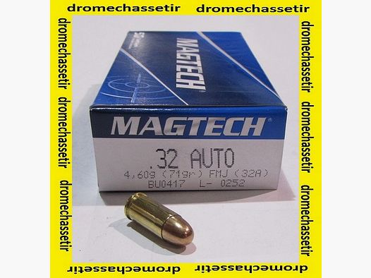 Pudełko 50 nabojów Magtech, 32 ACP, 71 grains FMJ
