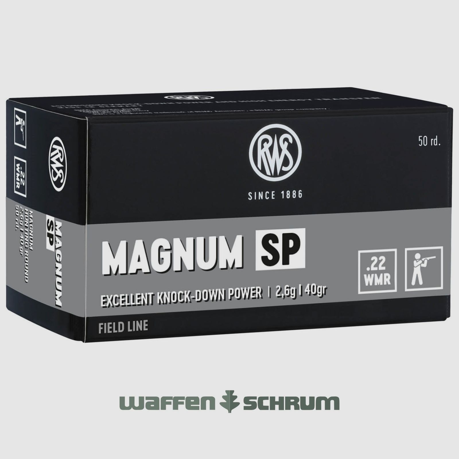RWS Magnum SP 2.6g - 40gr .22WinMag