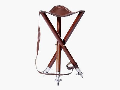 Ansitzstuhl Dreibein 55 cm - mit Metallspitzen