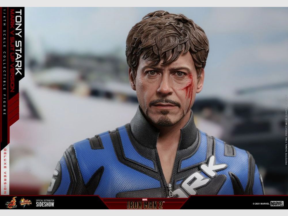 Iron Man 2 Movie Masterpiece Actionfigur 1/6 Tony Stark (Mark V Suit Up Version) Deluxe 31 cm | 43273