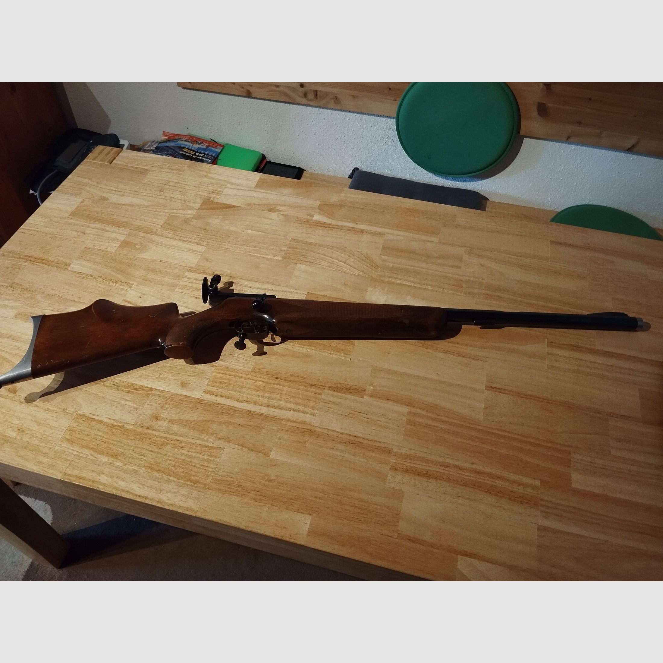 Oldtimer z lat 70-tych, karabin pokojowy cal. 4 mm od Schmid w doskonałej jakości