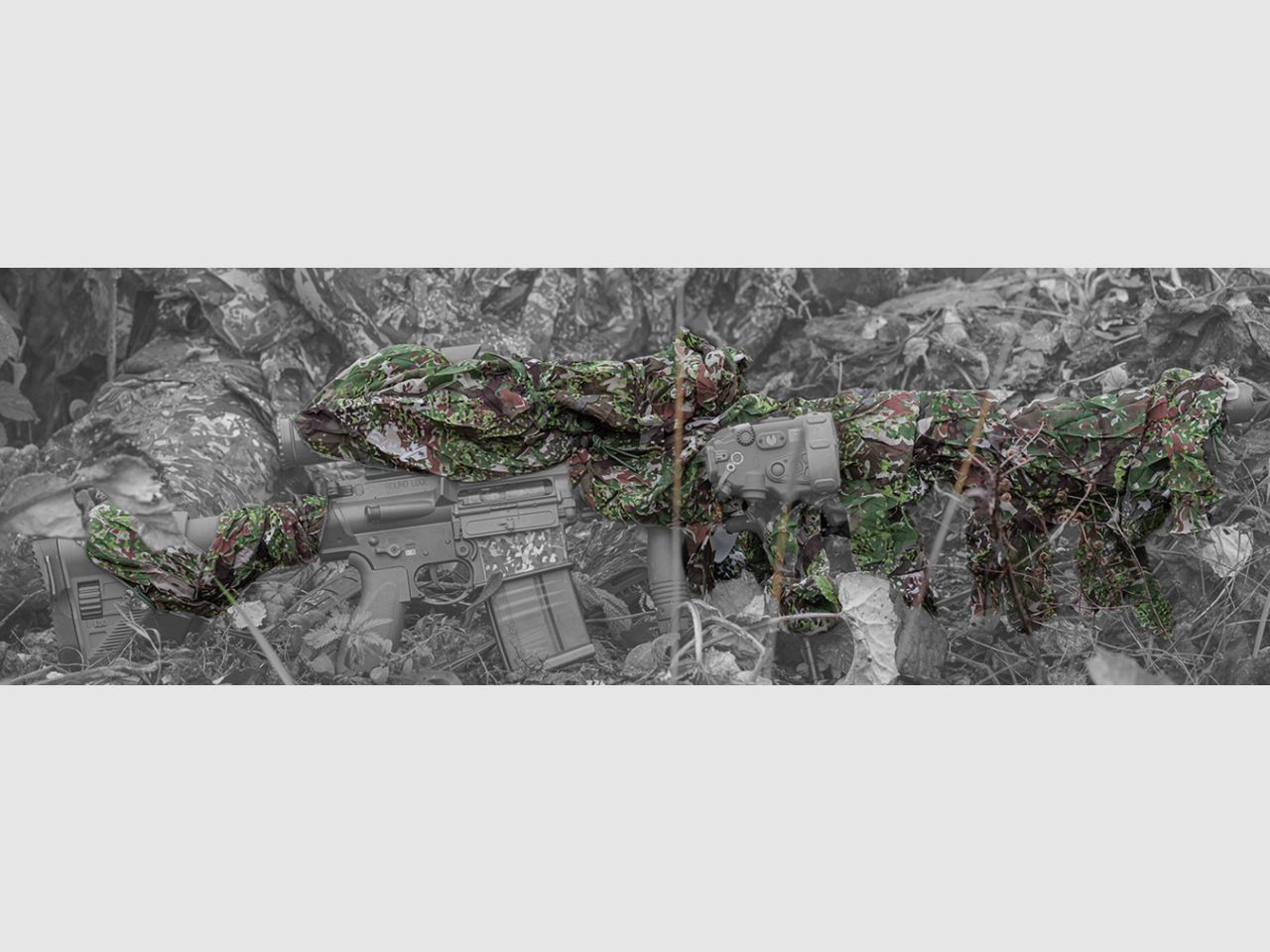 GHOSTHOOD - Akcesoria kamuflażowe do broni Rifle Camo