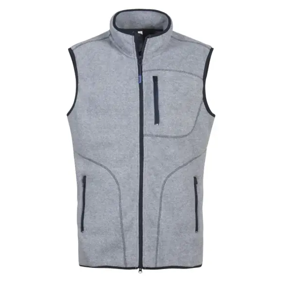 Fleece Vest Idaho Groot Zeil Grijs Gemêleerd, afbeelding 1 van 2