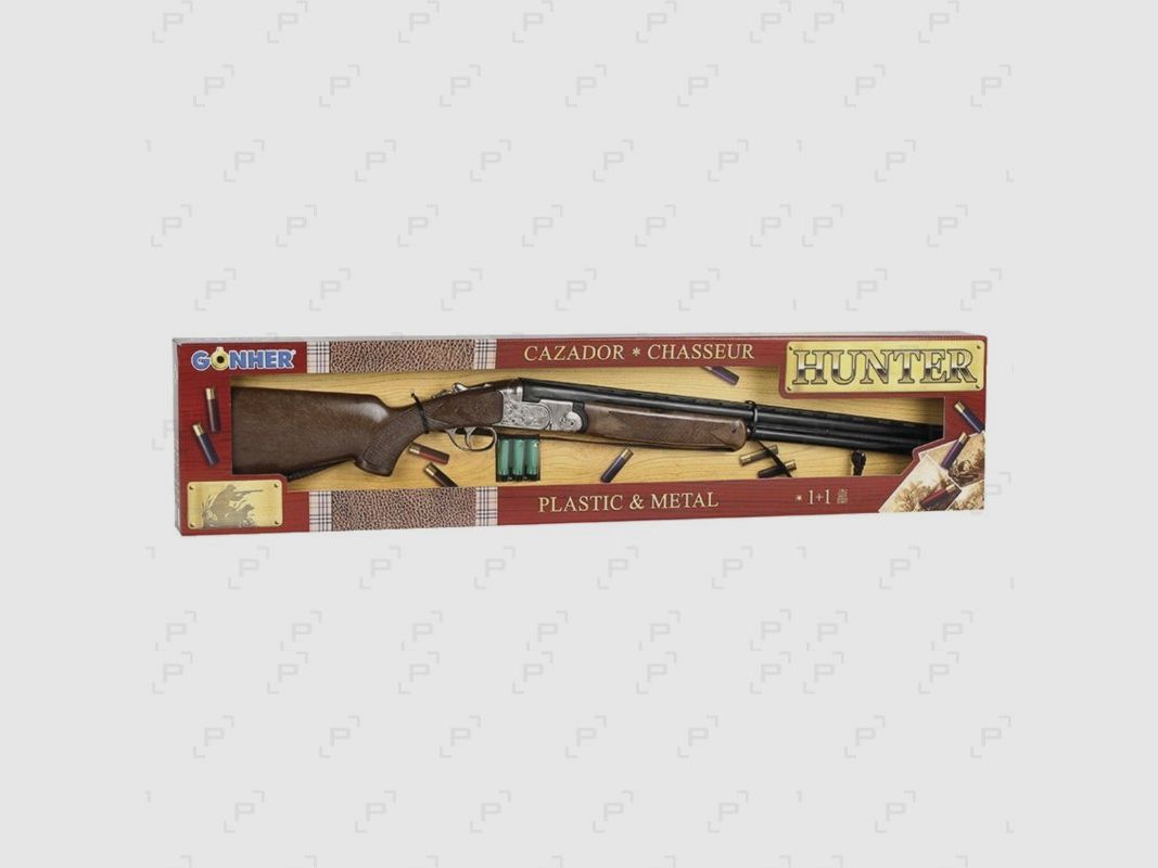Fucile sovrapposto con percussori GONHER HUNTER per bambini, immagine 2 di 2