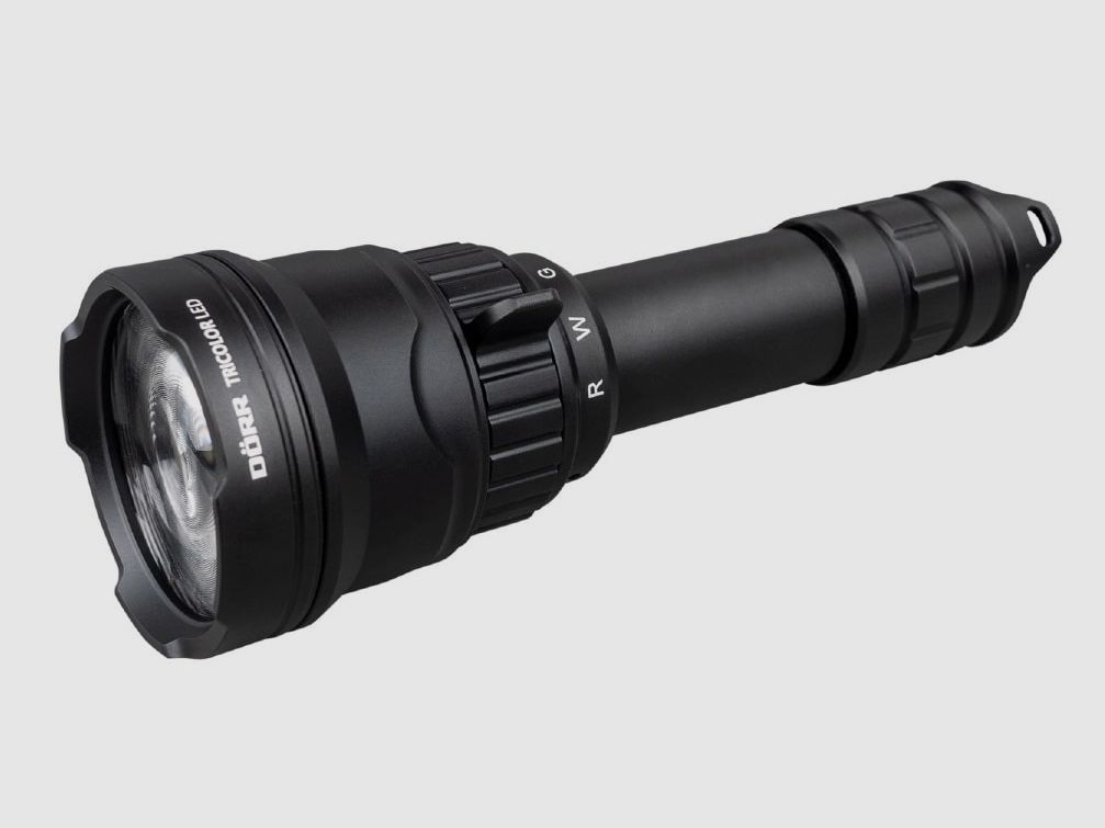 Dörr Taschenlampe LED Jagd  Tri-Color Set mit Zoom