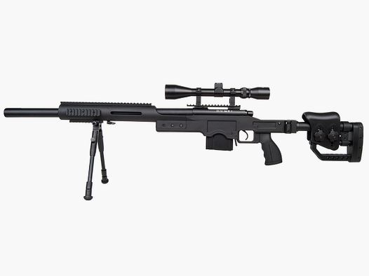 GSG 4410 Snajper Czarny 6mm - Airsoft Sprężynowy