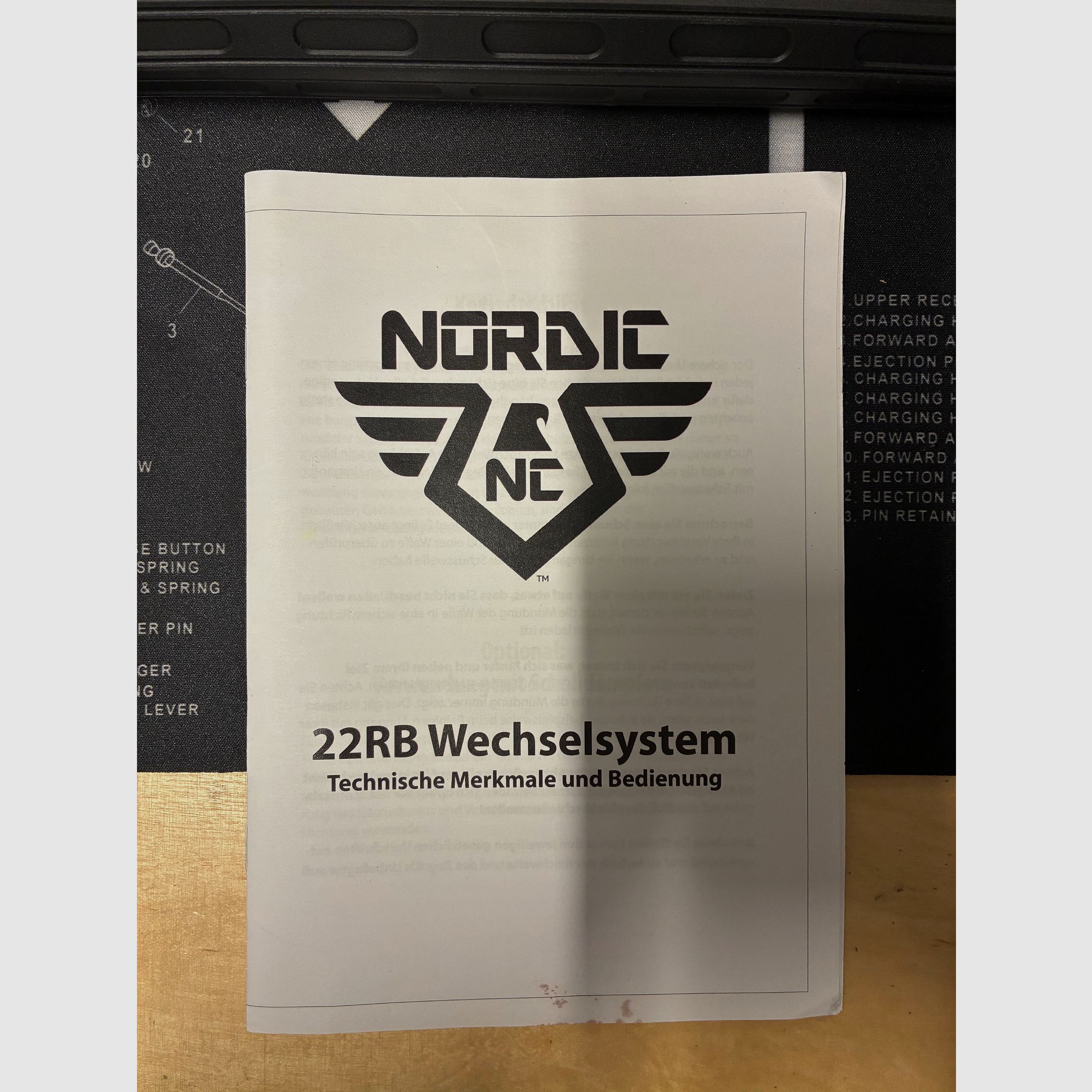 Nordic Components AR-15 .22 lfb conversion system – only 700 shots, excellent condition