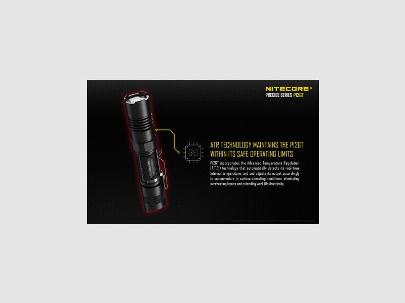 Nitecore P12GT LED-zaklamp, 1000 lumen, afbeelding 5 van 19