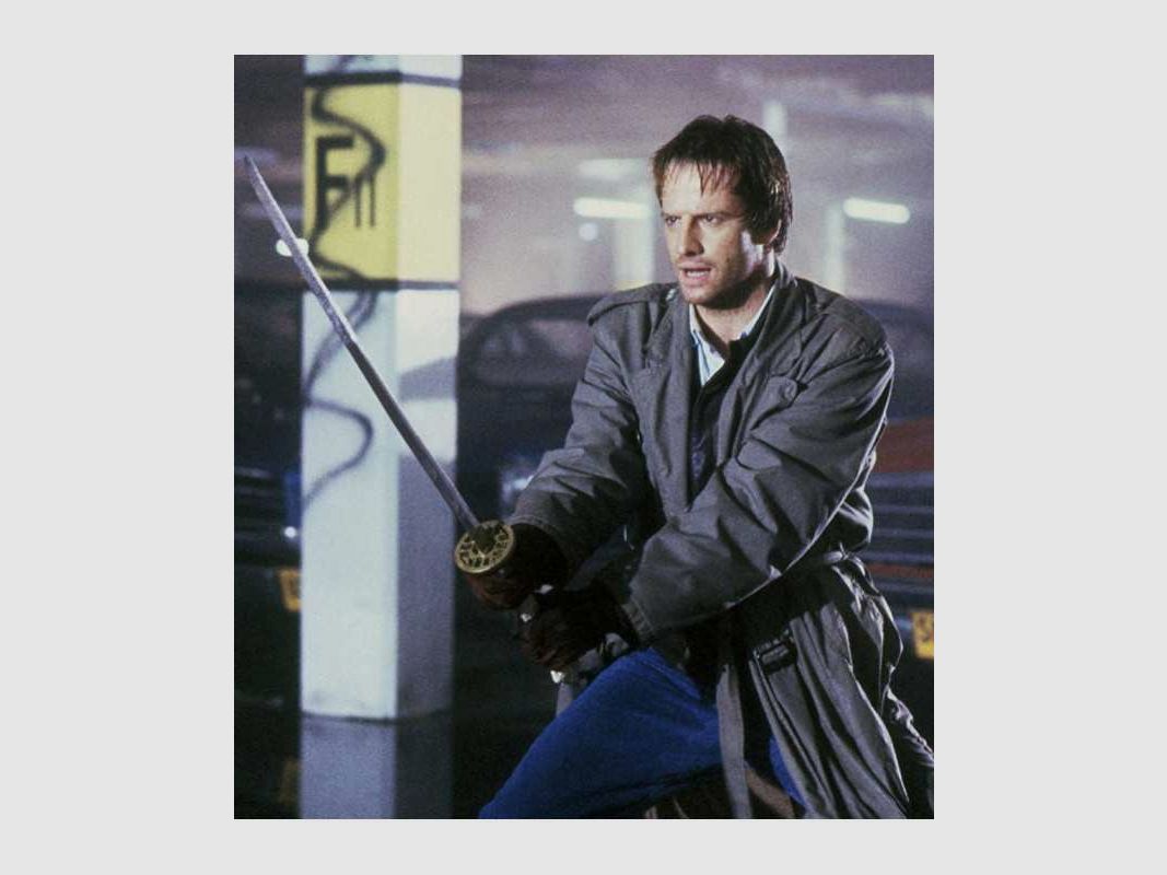 Lizensiertes Katana Schwert des Connor MacLeod aus dem Film Highlander, schwarz, Marto