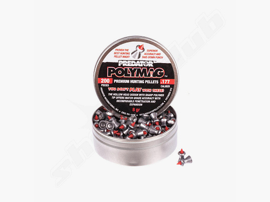 JSB	 Predator Polymag Premium Hunting Diabolos - 4,5mm -