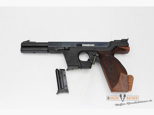 Pistole Walther OSP Kal. .22kurz Griff 80-90mm 2tes Magazin