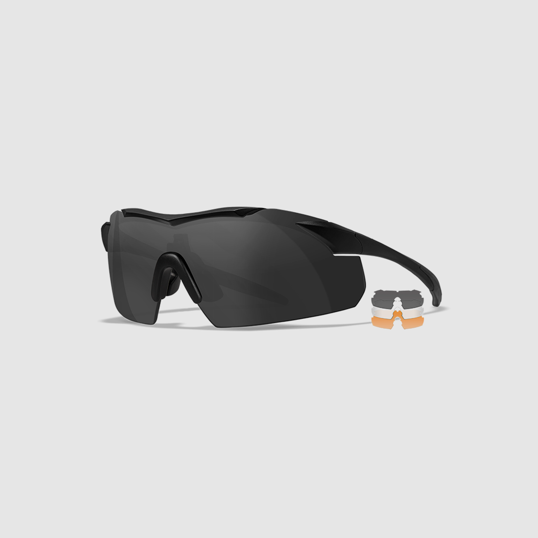 Wiley X VAPOR 2.5 Black Occhiali di Sicurezza Set 3in1, immagine 1 di 3