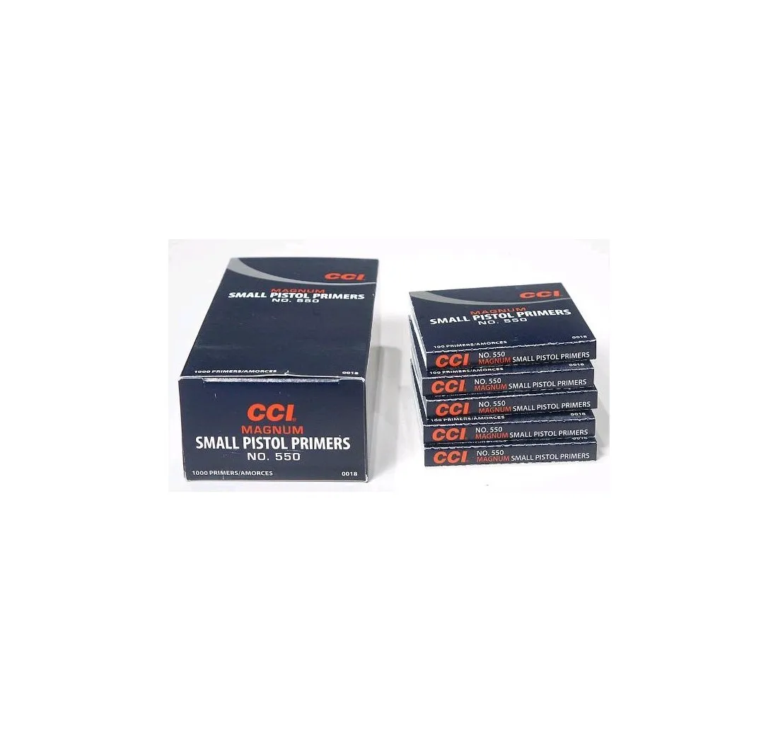 CCI – Inneschi Small Pistol No. 550 – Confezione da 1000 pezzi