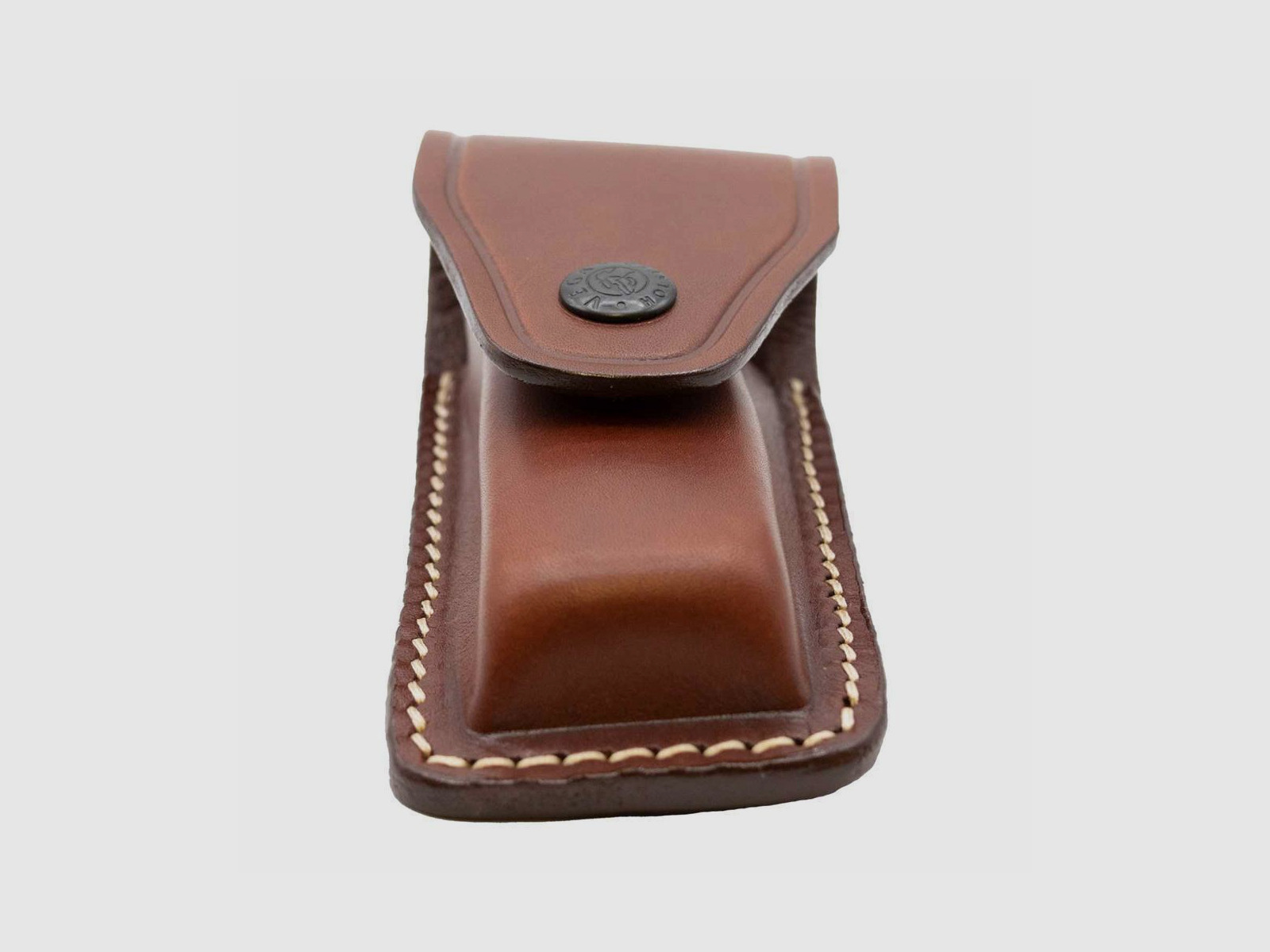 Magazinhalter aus Echleder Einreihig (9mm,10mm Auto,.40 S&W / 45 ACP) Braun