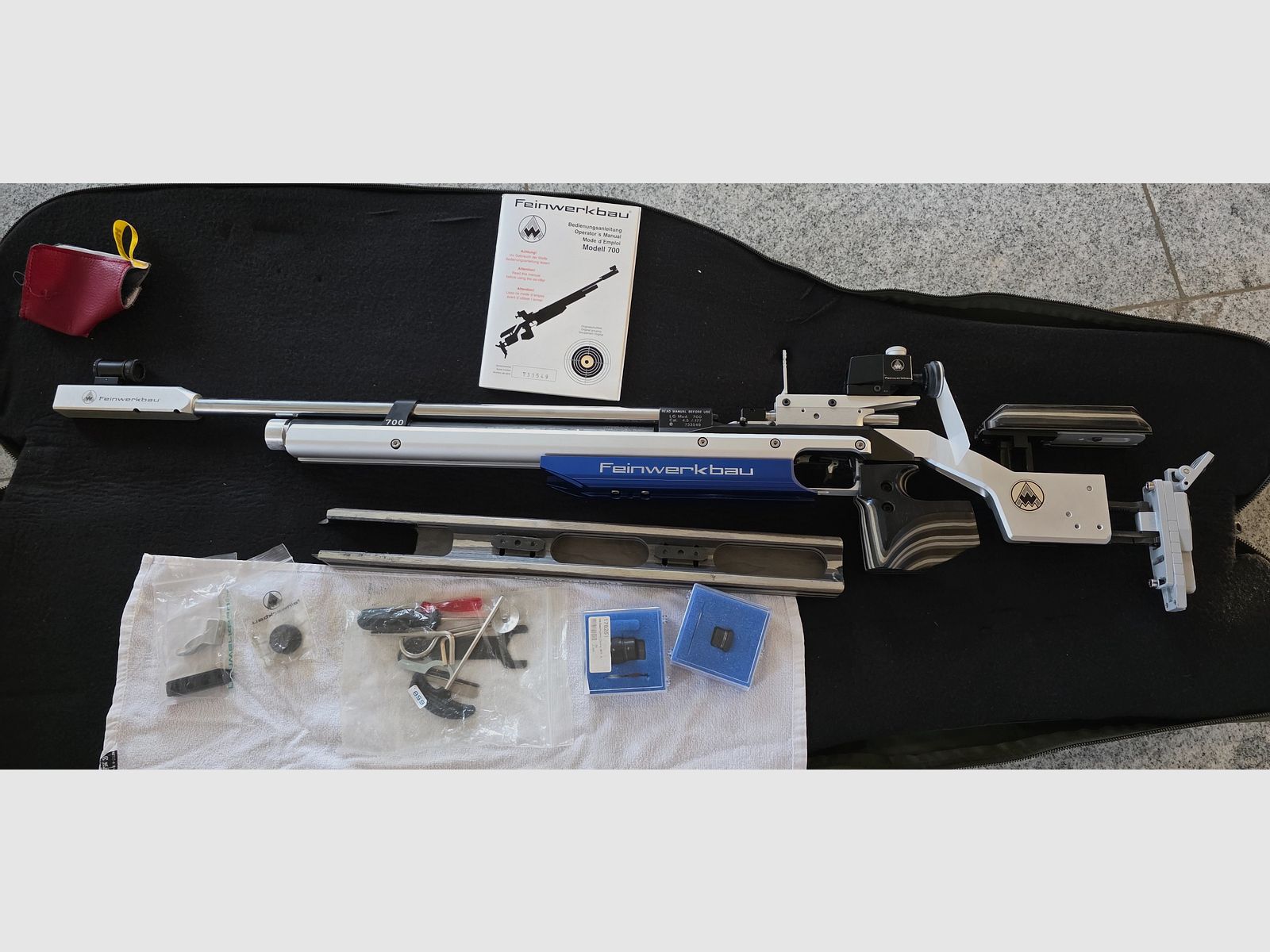 Matchluftgewehr FWB 700 Alu Aufgelegt (Rechts/Gr. M) – Sehr guter Zustand – Komplettset & Originalbelege, Bild 5 von 10