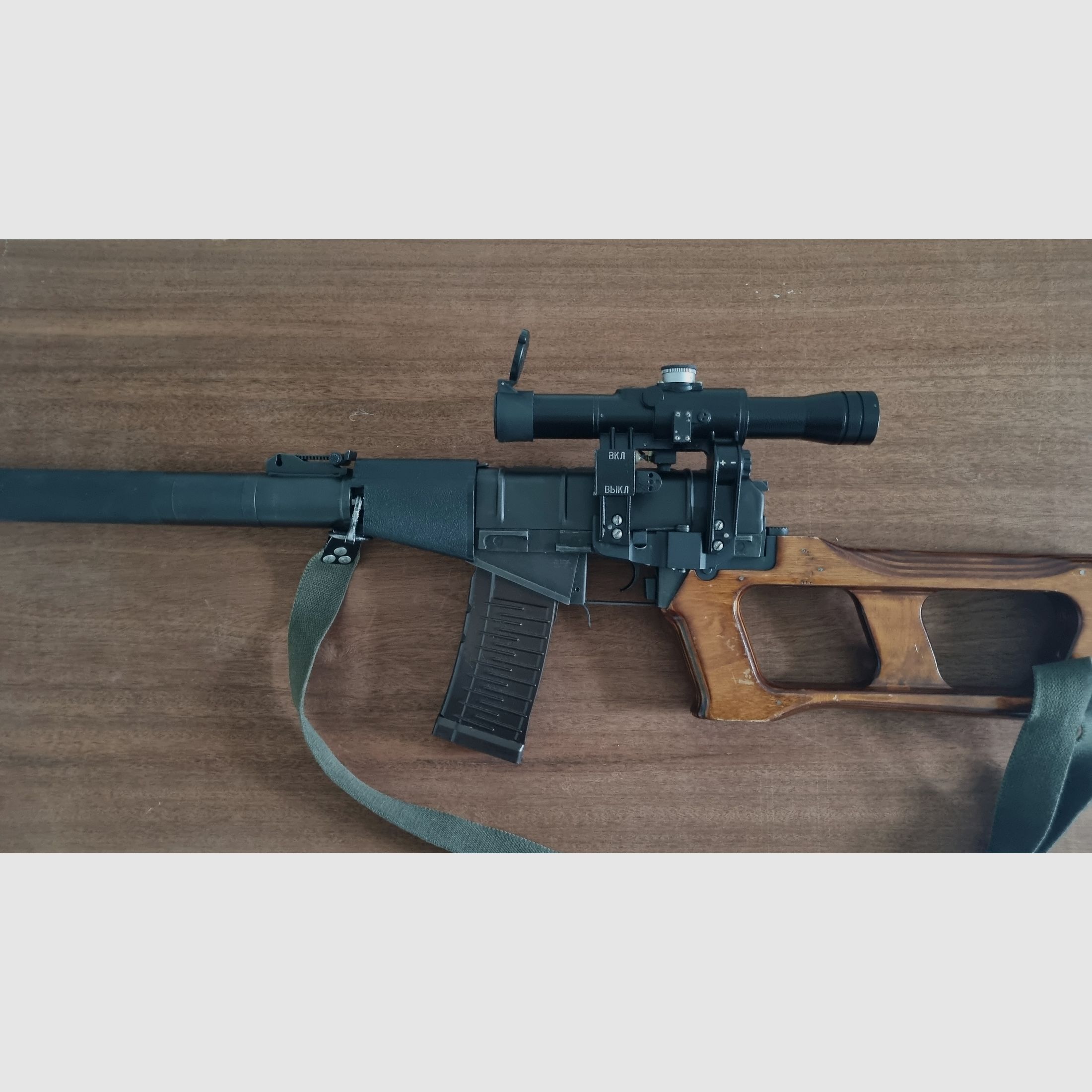 Belarussisches Zielfernfohr BelOMO POSP 4x24V (PSO-1) Mit LCT Mount Extender für Airsoft AK Kalaschnikow / Dragunow / Vintorez +++