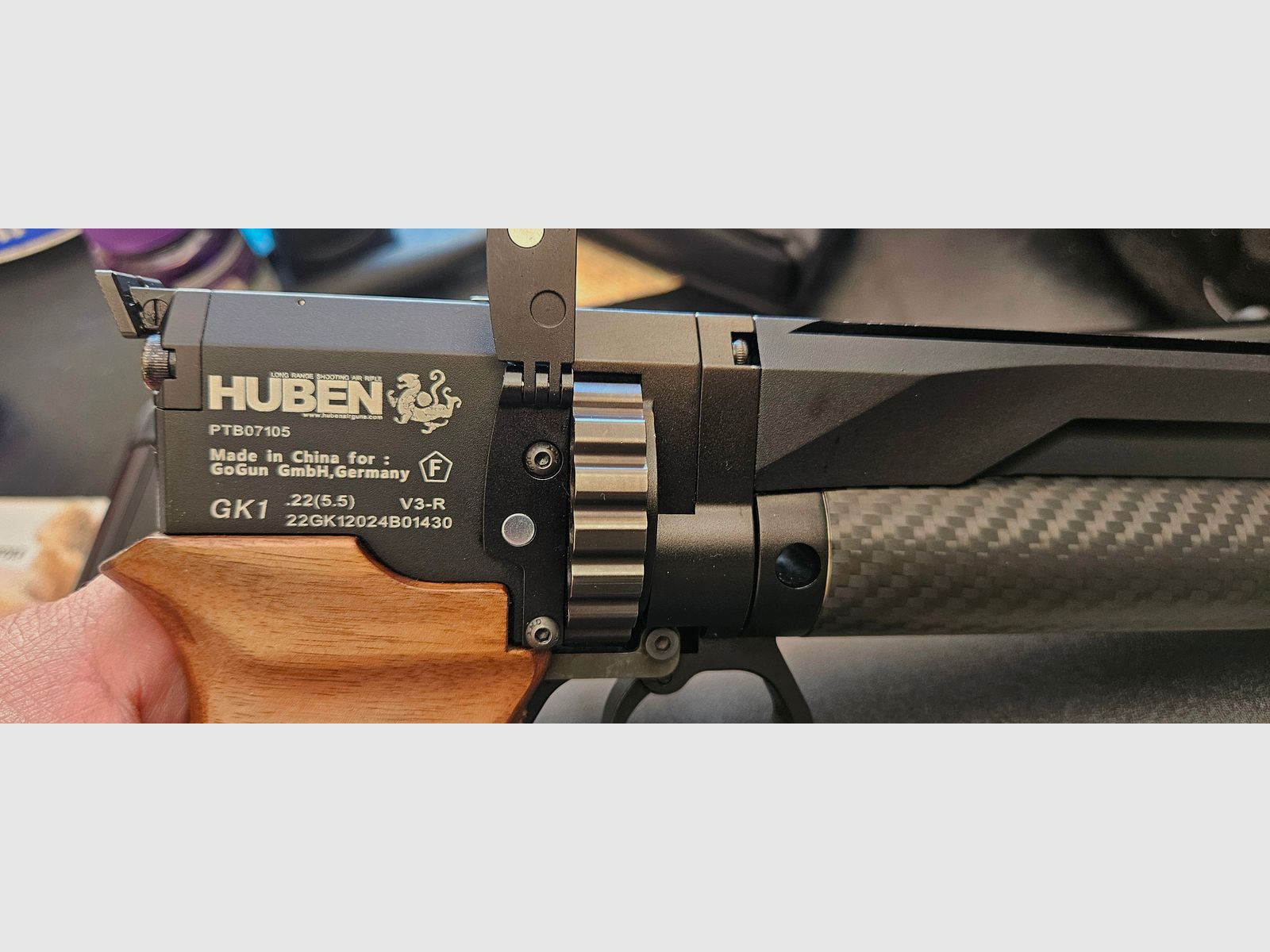 Huben Gk1 van GoGun met accessoires