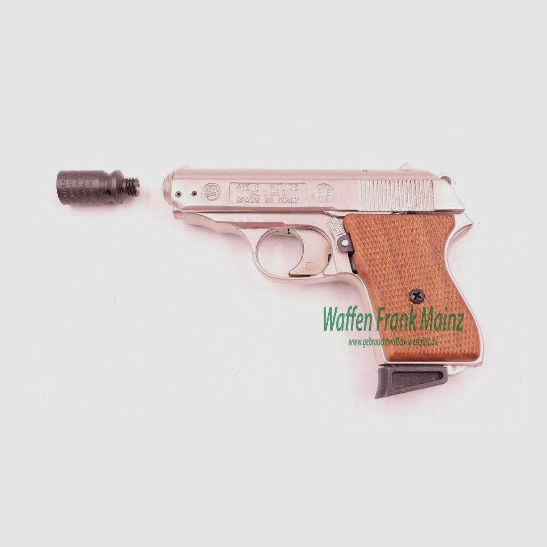 Melcher Cuno, Solingen Mod. Police/PPK verchromt