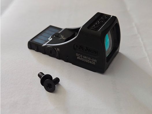 Glock Holosun SCS-MOS-GR Offenes Reflexvisier + wechselbarem 2MOA Punkt, 32MOA Kreis Absehen neuwertig Rechnung