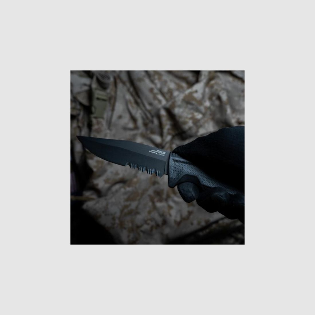SOG Recondo FX Czarny częściowo ząbkowany nóż taktyczny, zdjęcie 19 z 24