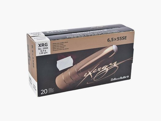Sellier & Bellot 130grs XRG 20STK 6,5x55
