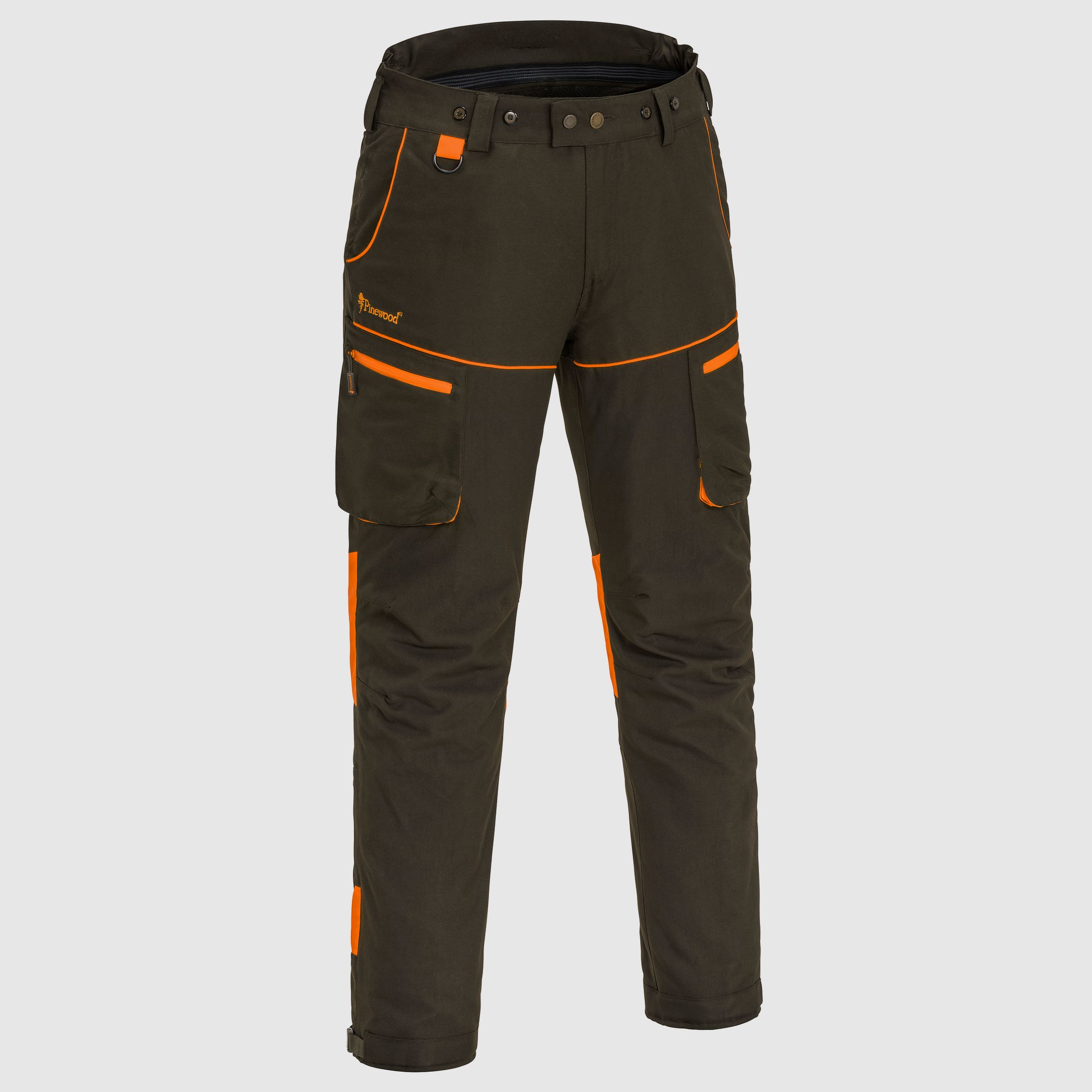 Pinewood Sauenschutzhose jagdbraun/orange