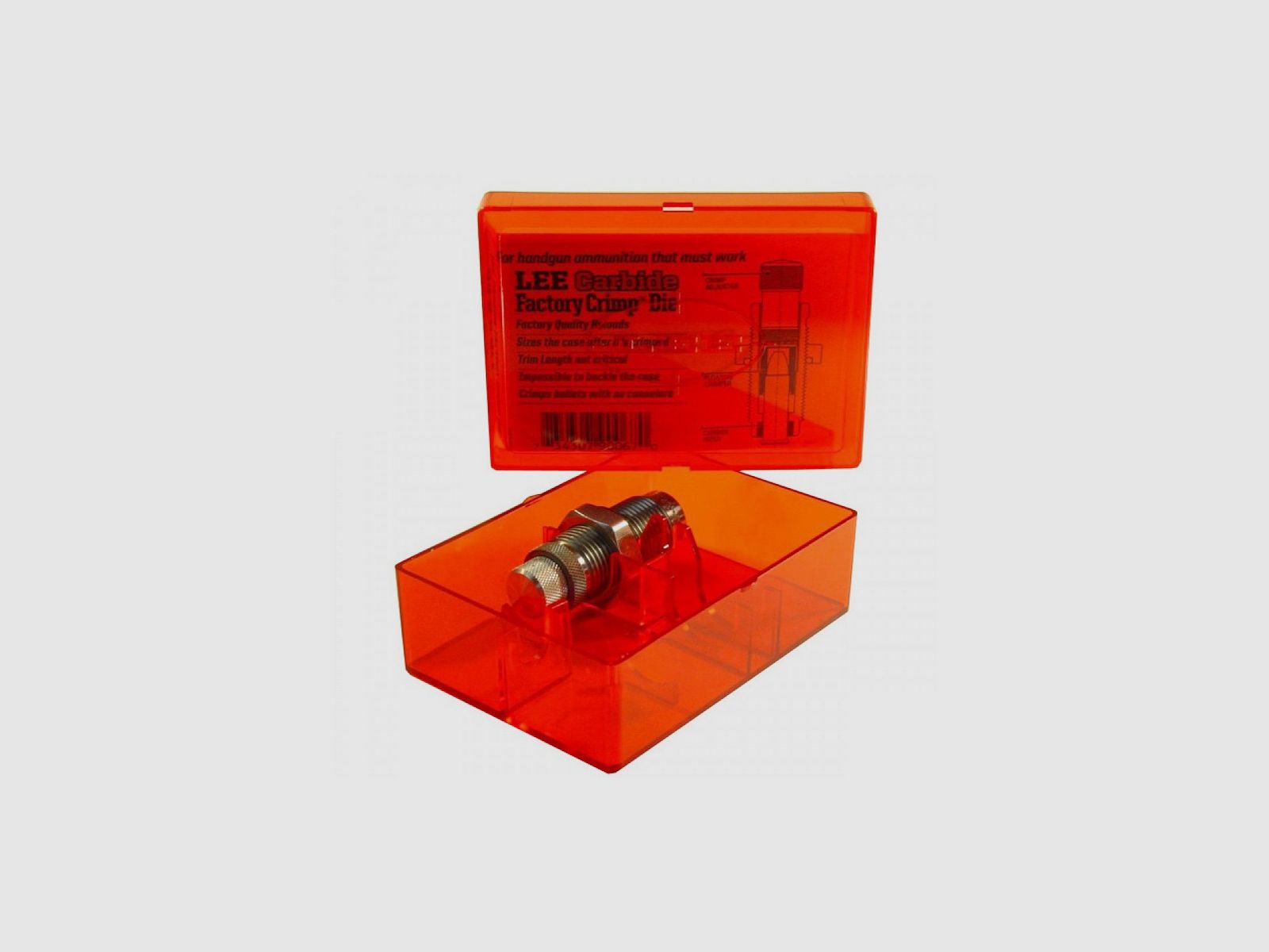 LEE CARBIDE FACTORY CRIMP DIE CAL 38 SPECIAL-357 MAGNUM-357 MAXIMUM C00857, billede 2 af 2