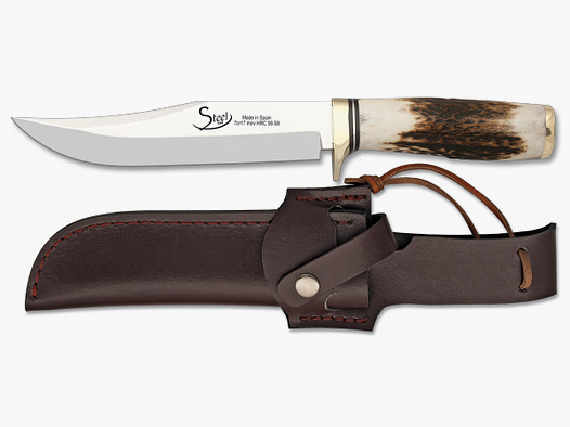 Couteau en corne de cerf 16cm